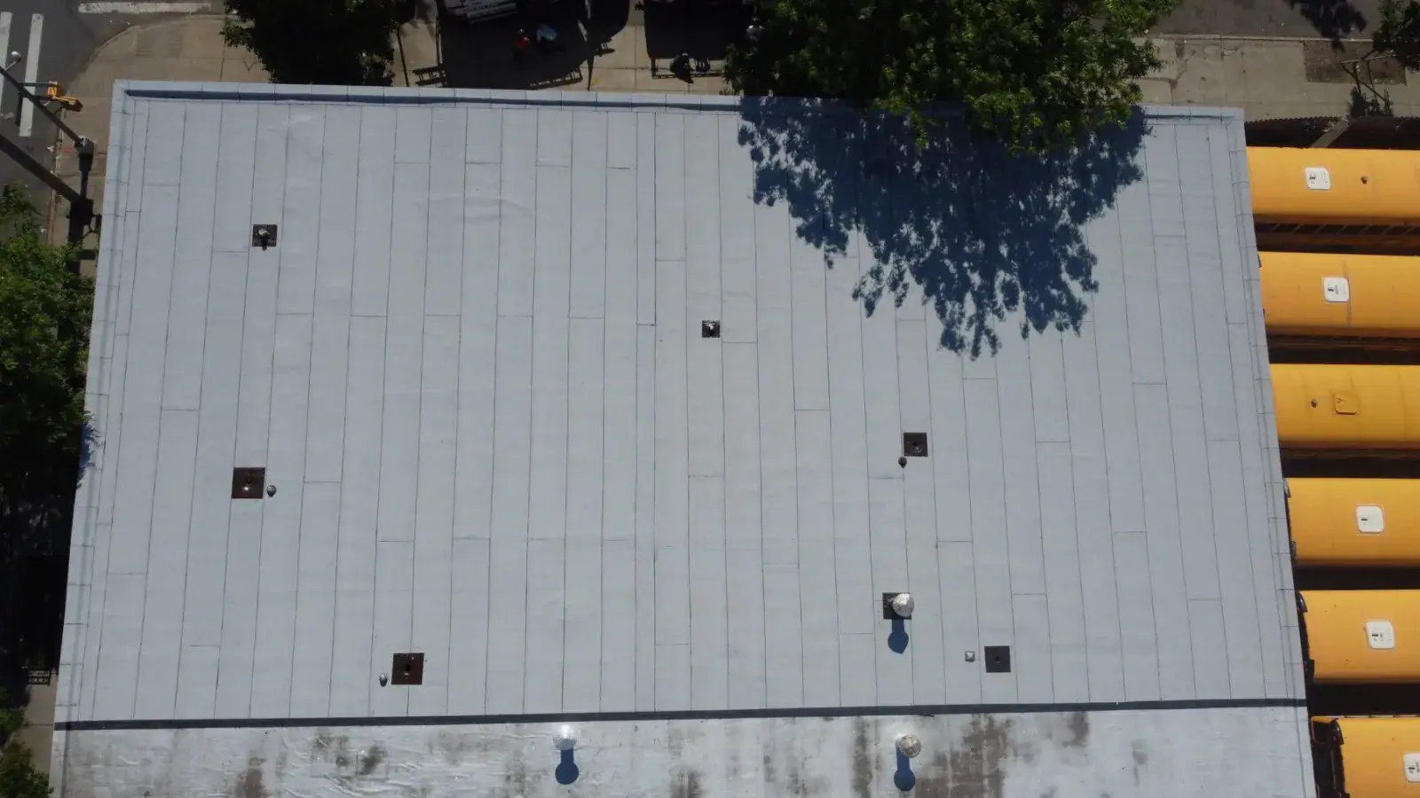 After: Flat roof restoration in Brooklyn