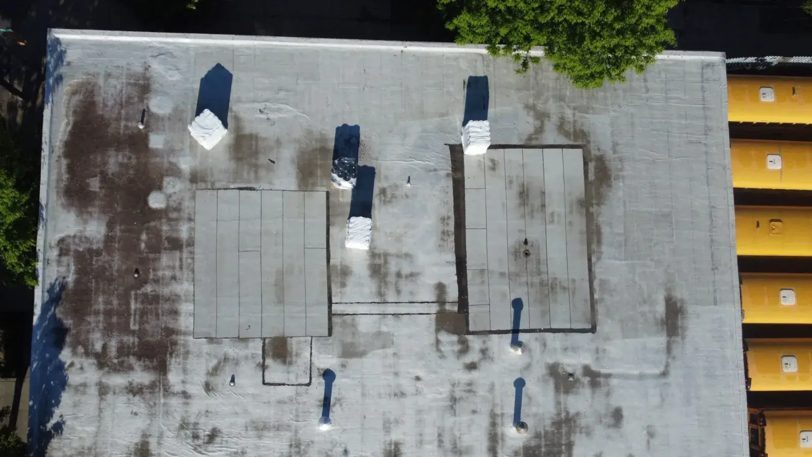 Before: Flat roof restoration in Brooklyn