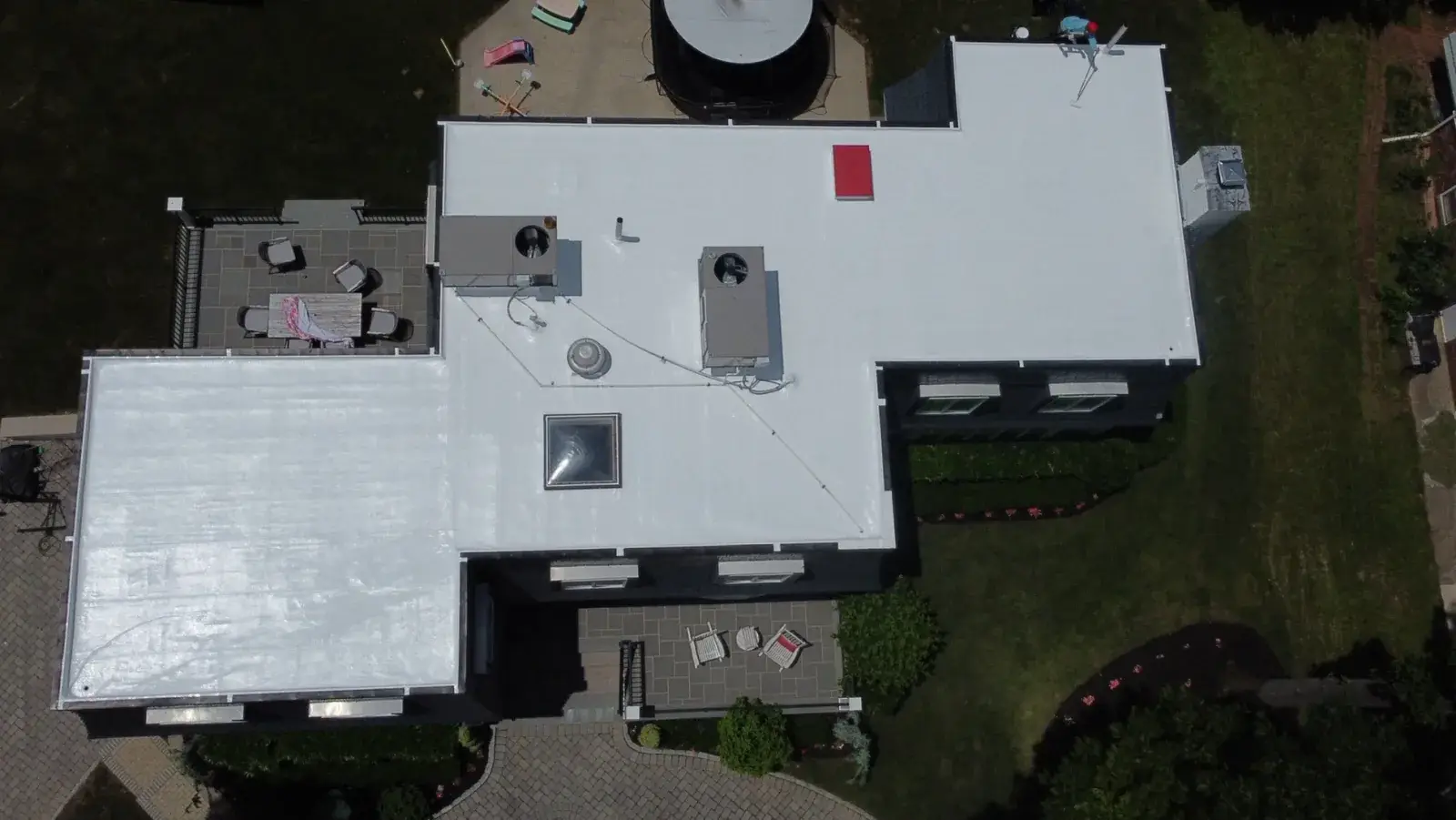 After: Flat roof coating in Stapleton