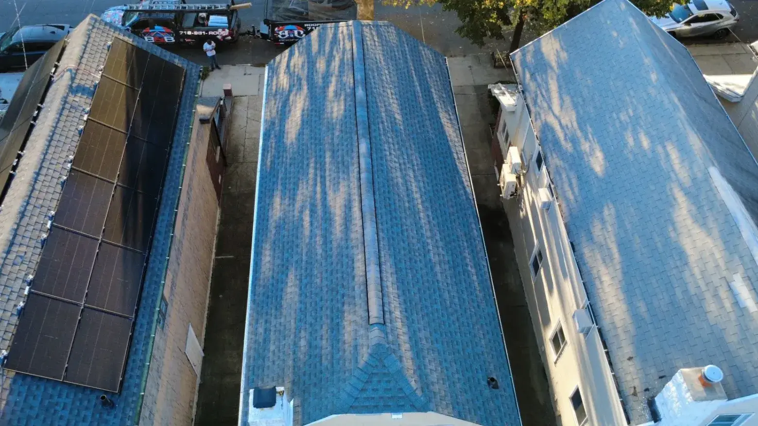 After: Roof replacement in Brooklyn