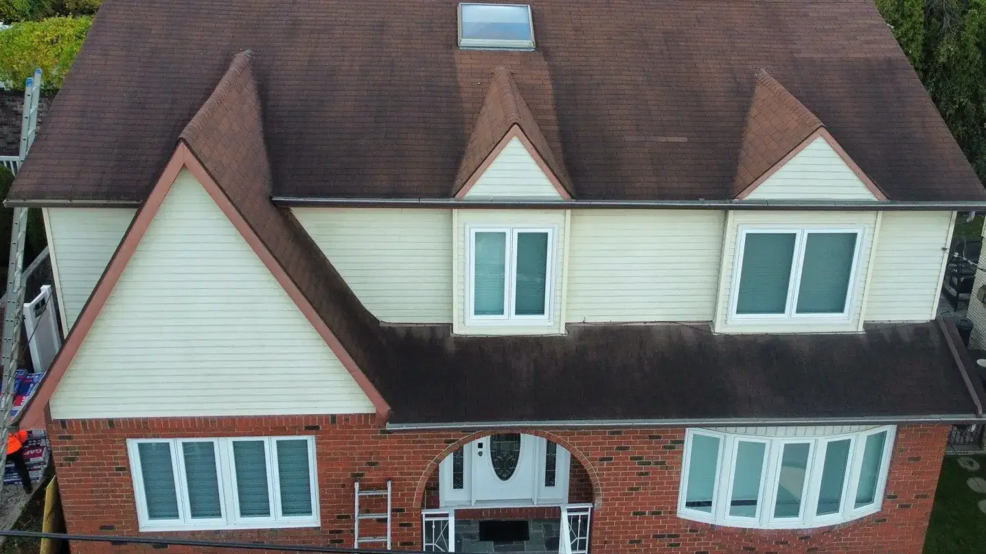 Before: Roof replacement in Bulls Head