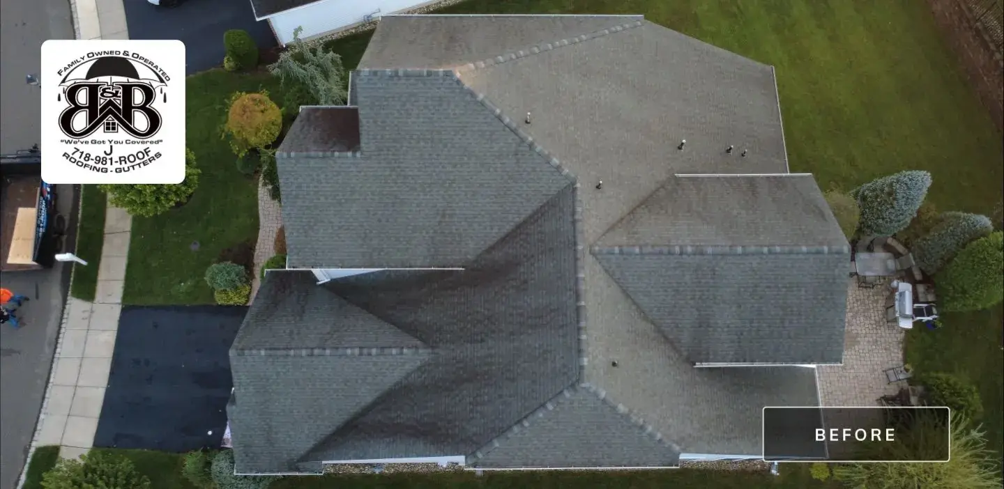 Before: Roof replacement in Monroe Township, NJ