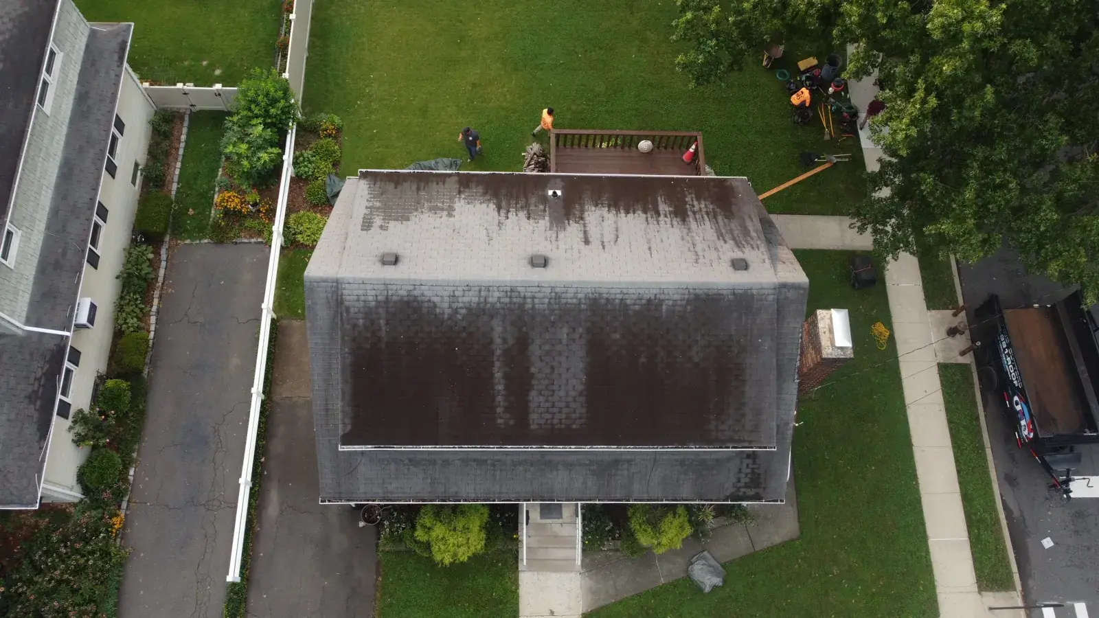 Before: Roof replacement in Stapleton